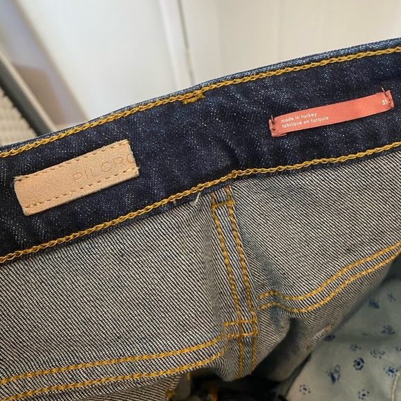 Pilcro Anthropologie High Waist Split Straight Jeans - Picture 7 of 10